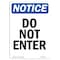 Signmission Safety Sign, OSHA Notice, 24" Height, Rigid Plastic, Do Not Enter Sign, Portrait OS-NS-P-1824-V-11217 - alternate 1
